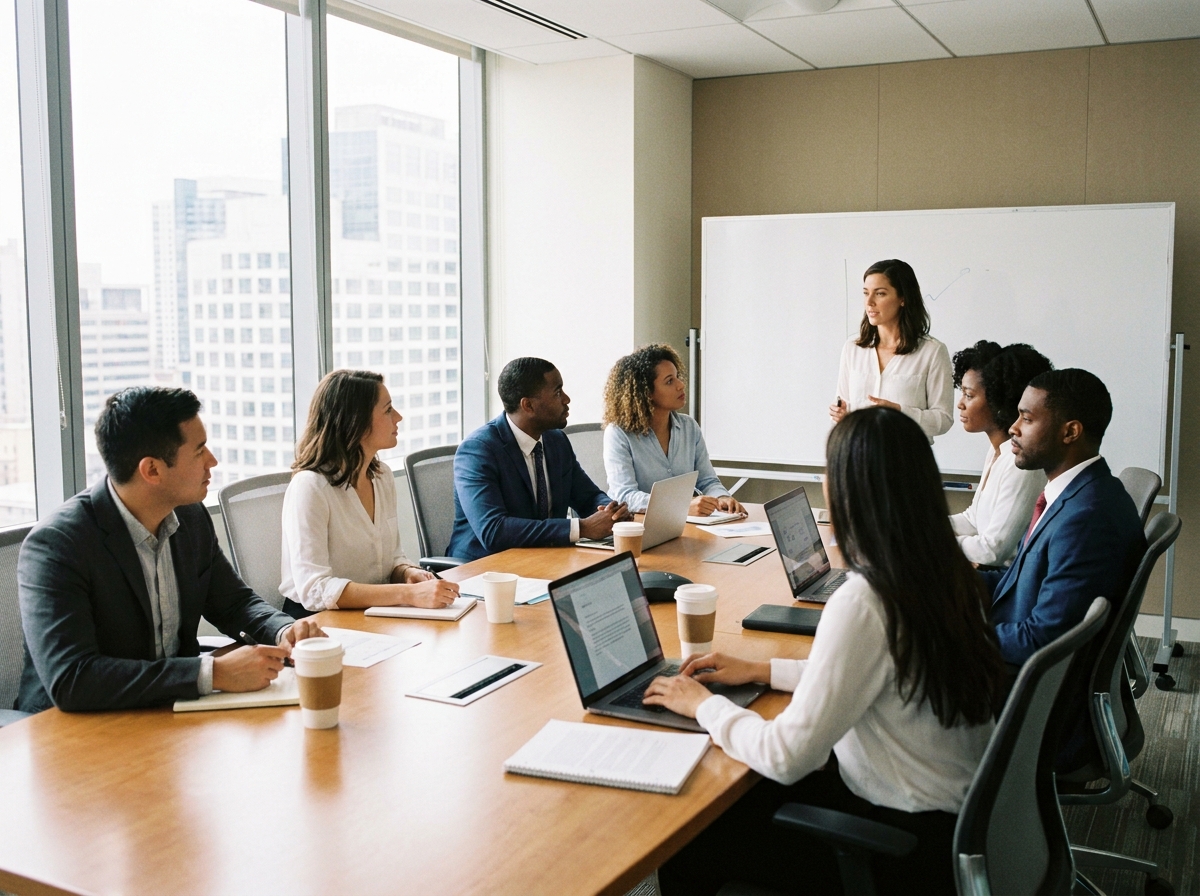 Corporate planning and company profile presentation